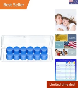 Soft Moldable Beeswax Ear Plugs - 6 Count, Waterproof & Highest Noise Reduction - Picture 1 of 10