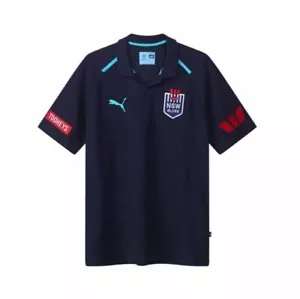 NEW SOUTH WALES NSW BLUES 2024 NRL STATE OF ORIGIN PUMA MENS ADULT POLO SHIRT - Bild 1 von 2