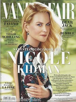 Vanity Fair Italian Magazine Nicole Kidman Taylor Schilling Peanuts Dear Jack - Image 1 of 4