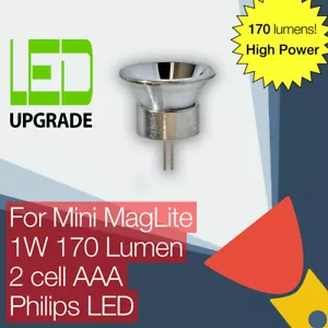 Mini MagLite LED Conversion/upgrade bulb 170LM High Power Torch/flashlight 2AAA - Picture 1 of 1