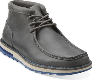 Clarks Hombre Mumford Folk Wallabees Azul Marino Lea Botas GB 8.5 / US 9.5G - Imagen 1 de 6