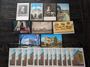 Lot of 22 Vintage WASHINGTON D.C. Post Cards: Harrington Hotel - Picture 1 of 12
