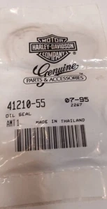 Harley Davidson Sportster Rear Wheel Bearing Oil Seal 55-78 Genuine 41210-55 - Picture 1 of 3