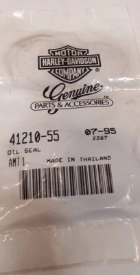 Sello de aceite para cojinete de rueda trasera Harley Davidson Sportster 55-78 genuino 41210-55 Foto 1 de 3