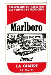 French Touring Cars 1981 La Chatre Marlboro original sticker autocollant - Picture 1 of 1