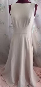 NWT Eliza J Size 4 Tailored Lined Dress Dusty Pink Sleeveless Retail $148 - Picture 1 of 12