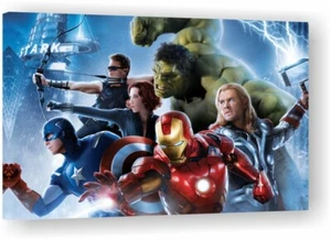 WANDBILD ironman avengers hulk thor CANVAS LEINWAND BILD  o13 - Bild 1 von 3