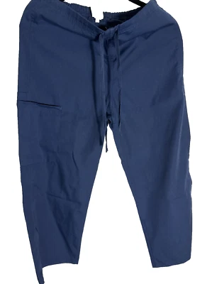 Pantalones Médicos Dickies XSP Cordón Azul Marino Nuevos Sin Etiquetas Unisex Foto 1 de 4