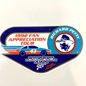 NASCAR Racing Richard Petty 1992 "Fan Wertschätzung Tour" 7,5 Zoll unbenutzt Aufkleber - Bild 1 von 5
