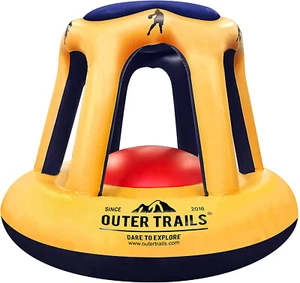 Outer Trails Schwimmbad Basketball aufblasbarer schwimmender Hoop Ball Float Set - Bild 1 von 7