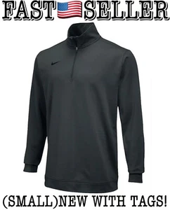 Nike Dri-Fit grauer Langarmpullover mit halbem Reißverschluss für Herren, Small - NEU MIT ETIKETT! - Bild 1 von 8
