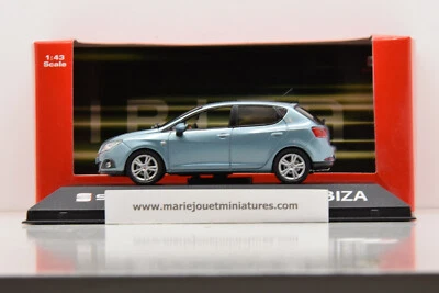 SEAT IBIZA 5 DOOR 2008 ATUL NAYARRA (BLUE) FISCHER 1/43 NEUF EN BOITE PROMO SEAT - Photo 1/4