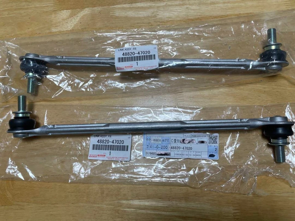 Toyota Lexus Genuine OEM Front Stabilizer Bar Link Set of 2 48820-47020 - Image 1 of 1