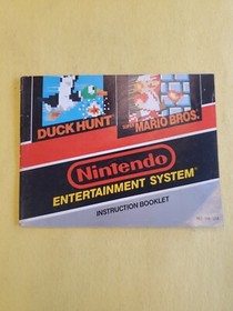 Super Mario Bros. / Duck Hunt Nintendo NES Manual Only ~ Instruction Booklet