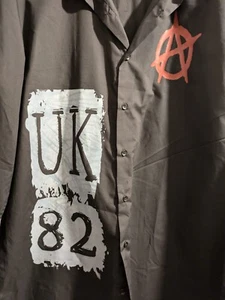 Customised Punk Shirt Uk 82 Chaos is My Life - Picture 1 of 3