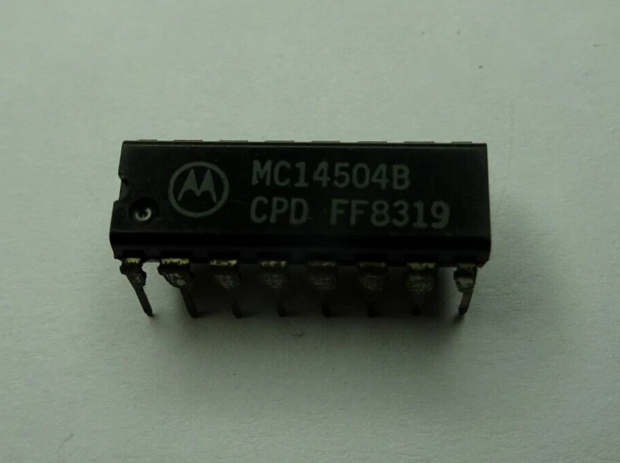 Lote de 3, MC14504B palanca de cambios de nivel hexagonal no inversora para TTL a CMOS, DIP IC Foto 1 de 1