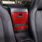 Red Carbon Fiber Center Rear Seat Side Storage Box Sticker For Mazda Mx-5 Miata