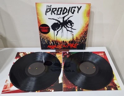 The Prodigy World's On Fire Remastered 2LP Vinyl Reissue Gatefold Play Tested VG - Image 1 of 4