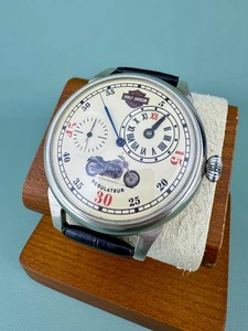 Sowjetische Vintage Molniya Regulator 3602 Armbanduhren Herren Mechanisch Big Watch - Bild 1 von 12