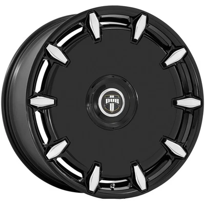 Dub DC271 Cheef 26x10 6x135/6x5.5" +30mm Black/Milled Wheel Rim 26" Inch - Image 1 of 4