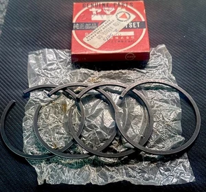 NOS Yamaha 168-11601-00 Piston Ring Set STD R3 YR1 YR2 W74L 4 Rings - Picture 1 of 1