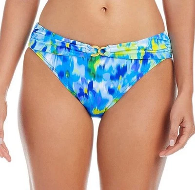 Bleu Rod Beattie Life's A Beach Ring Drape Hipster Swim Bottom Size 6 - Image 1 of 4