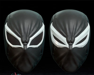Agent Venom Marvel Spiderman Inspired Cosplay Magnetic Mask With Changeable Eyed - Image 1 of 2