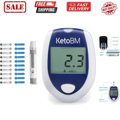 Kit medidor de cetonas en sangre para pruebas de dieta cetogénica - Kit completo de cetonas con ceto... Foto 1 de 4