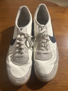 Size 13- Nike Killshot 2 White and Gray With Black Nike Check - Picture 1 of 5