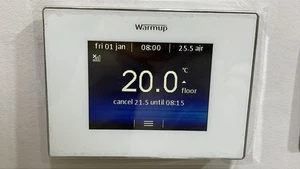 Warmup 4iE Thermostat  Cloud White -New. - Picture 1 of 4