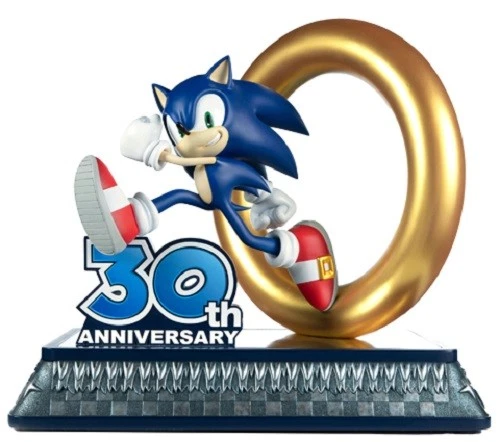 Sonic the Hedgehog Resin Statue - 30th Anniversary | Officially New - Image 1 of 1