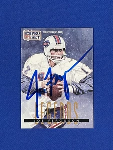 Joe Ferguson Signed 1991 Pro Set Legends #694 Card Buffalo Bills Autograph auto - Picture 1 of 2