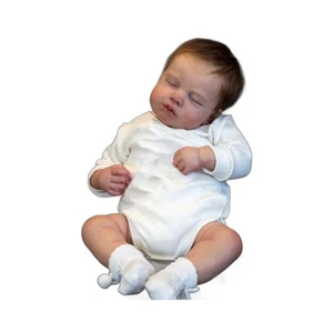 20 Zoll realistische Reborn Baby Puppe Ganzkörper Vinyl Silikon Mädchen handbewurzelt Hai - Bild 1 von 4