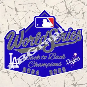 LA Dodgers World Series Champions Die-Cut Magnetic Decal - Picture 1 of 1