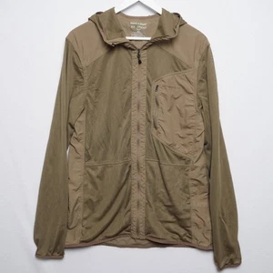 Exofficio Insect Shield Bug Repellant Jacket Hooded Mesh Brown Color Size L Mens - Picture 1 of 9