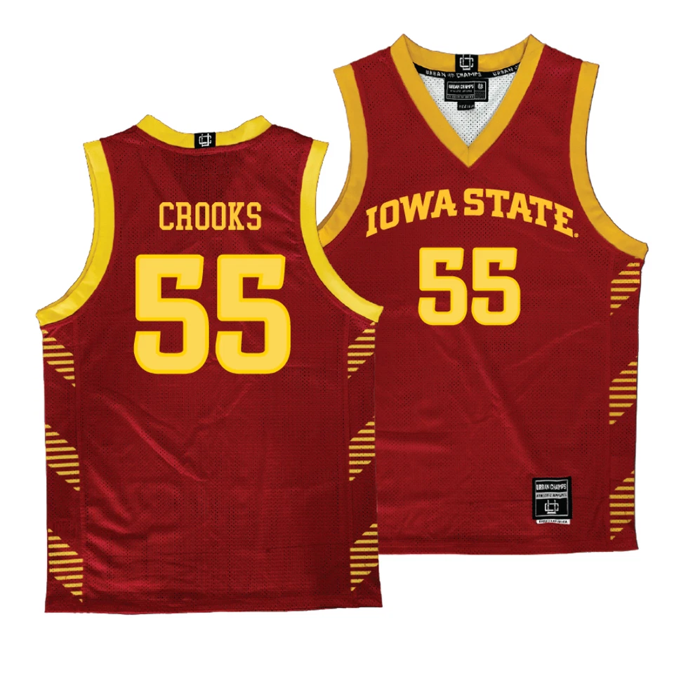 Iowa State Women's Basketball Crimson Jersey - Audi Crooks - Image 1 of 1
