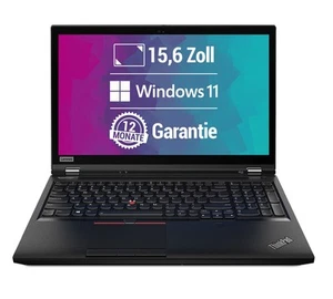 Lenovo ThinkPad P53 Full HD 15,6 Zoll Laptop - i7-9850H 16GB 256GB T1000 Win11P - Afbeelding 1 van 1
