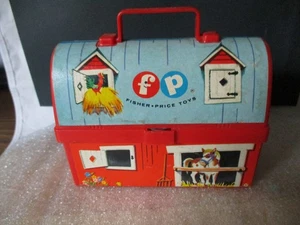 Fisher Price Barn Miniature Lunch Box #549 Without Thermos 1962? Vintage - Picture 1 of 5