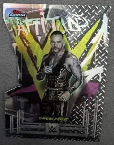 2025 Topps Finest WWE - Damien Priest Die Cut /25 Rare #252 - Bild 1 von 2