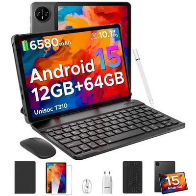 Tab A9 Tablette 10″ pouces Android 15, 12Go+64Go, Clavier+Stylet - Noir - DOOGEE - Photo 1/4