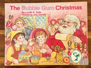 The Bubble Gum Christmas Lucille E Sette Weekly Reader Books Santa Claus 1985 - Picture 1 of 6