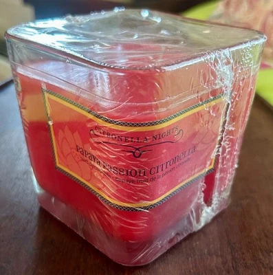 Gold Canyon Citronella Nights Papaya Passion 14 oz. Candle ~NEW~ 2 Wick - Image 1 of 3