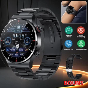 Smart Watches For Men Shockproof Waterproof Fitness Tracker Blood Oxygen Monitor - Picture 1 of 12