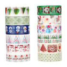 12 Christmas Washi Tape Rolls for DIY Crafts & Wrapping