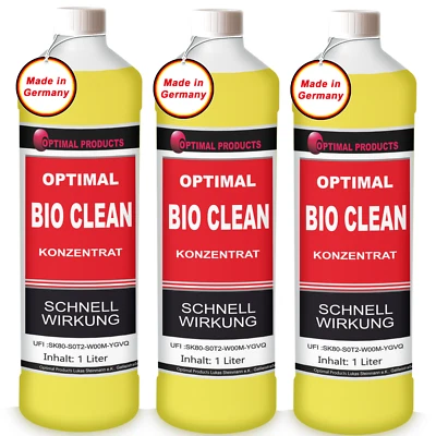 Bio Clean Allzweckreiniger Konzentrat Putzmittel extra stark 3 x 1 Liter - Bild 1 von 4