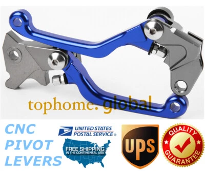 For Yamaha WR250R/X SEROW TTR250 XT250X TRICKER Pivot Clutch Brake Levers US - Image 1 of 3