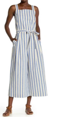 Mono Lafayette 148 NY Colette Culotte a Rayas XS NUEVO CON ETIQUETAS $498 Foto 1 de 4