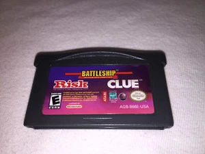 Risk/Battleship/Clue (Nintendo Game Boy Advance, 2005) 3 in 1 GBA Game Excellent - Picture 1 of 4