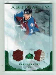 10-11 UD Upper Deck Artifacts  Paul Stastny  /50  Jersey--Patch  
