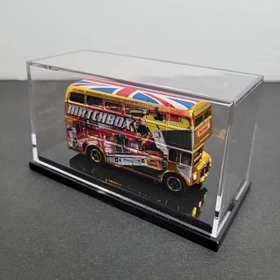 RARE Matchbox GOLD UK Routemaster Double Decker Bus 60th Aniv. 2013 Toy Fair  - Image 1 of 4